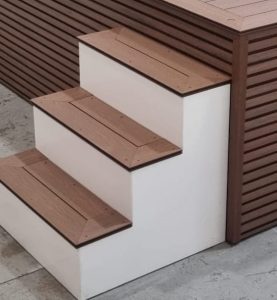 escalera para piscina sin obras